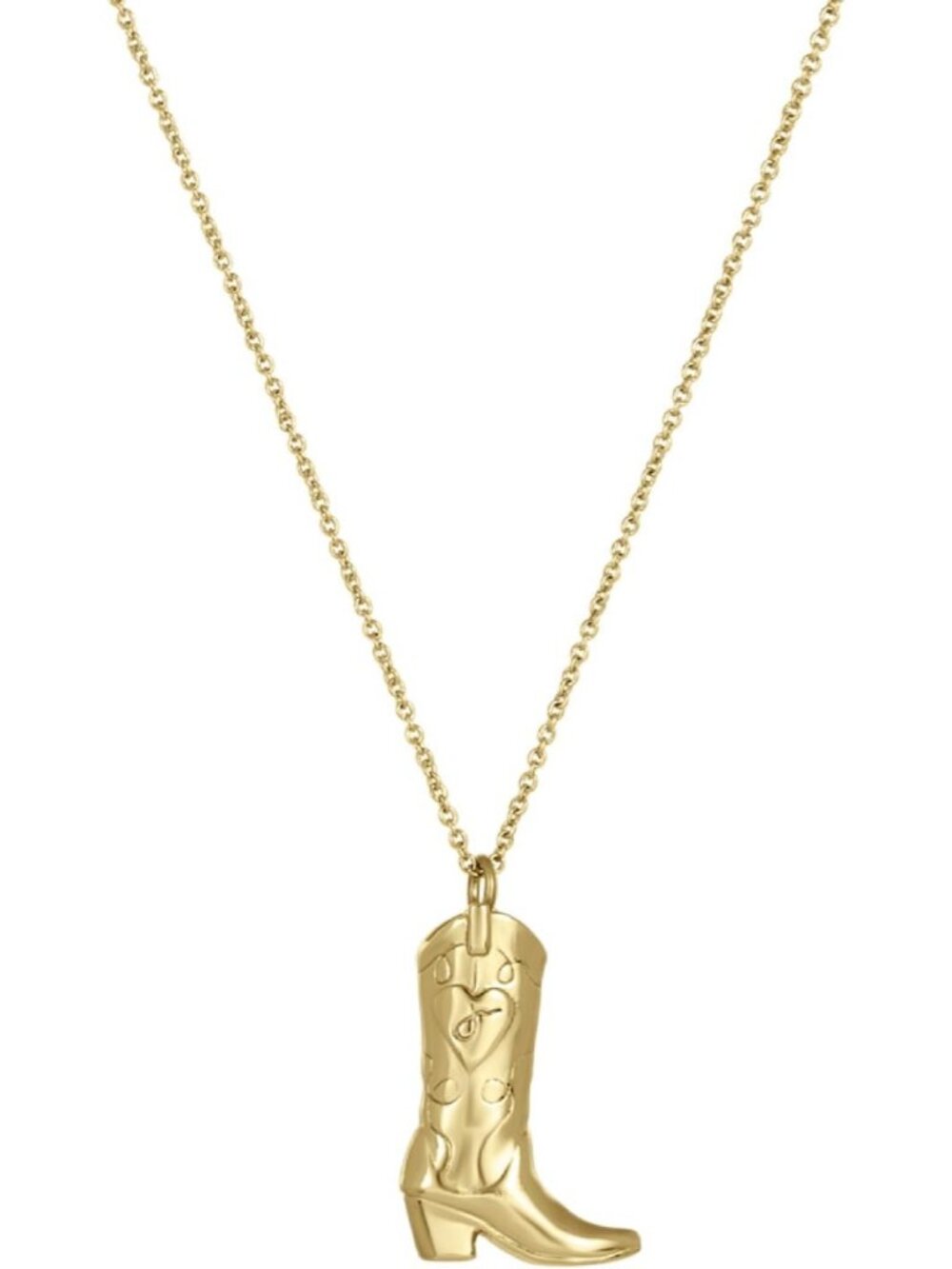 Women’s Gold Made For Walkin Necklace Pvd Hypoallergenic Waterproof Non Tarnish
